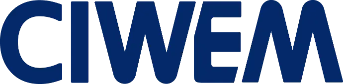 Logo featuring the letters "CWE" in bold blue font.